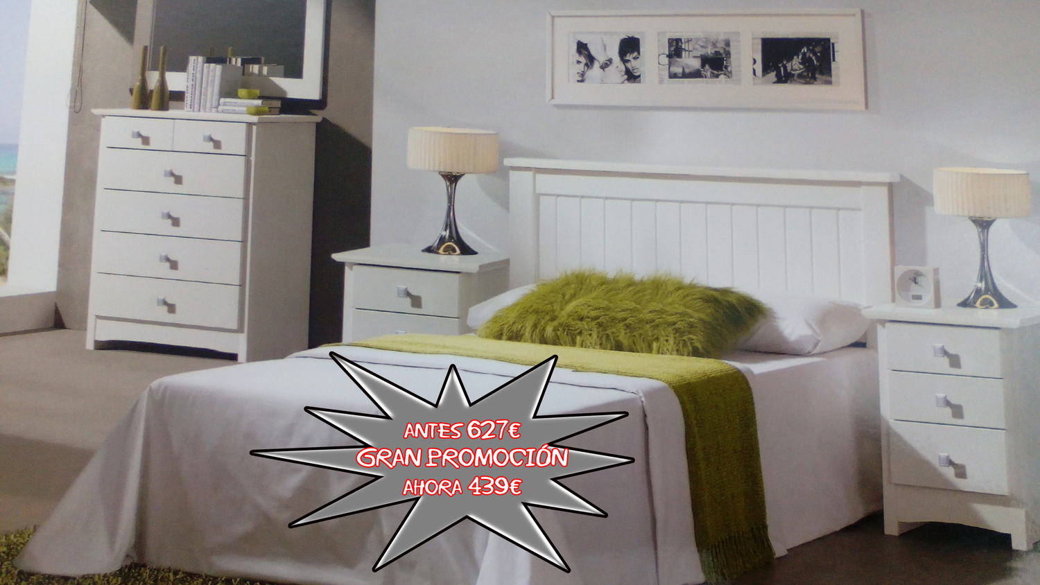 Promoción en conjunto de dormitorio